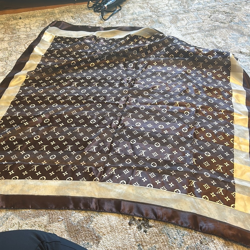 Louis Vuitton silk scarf